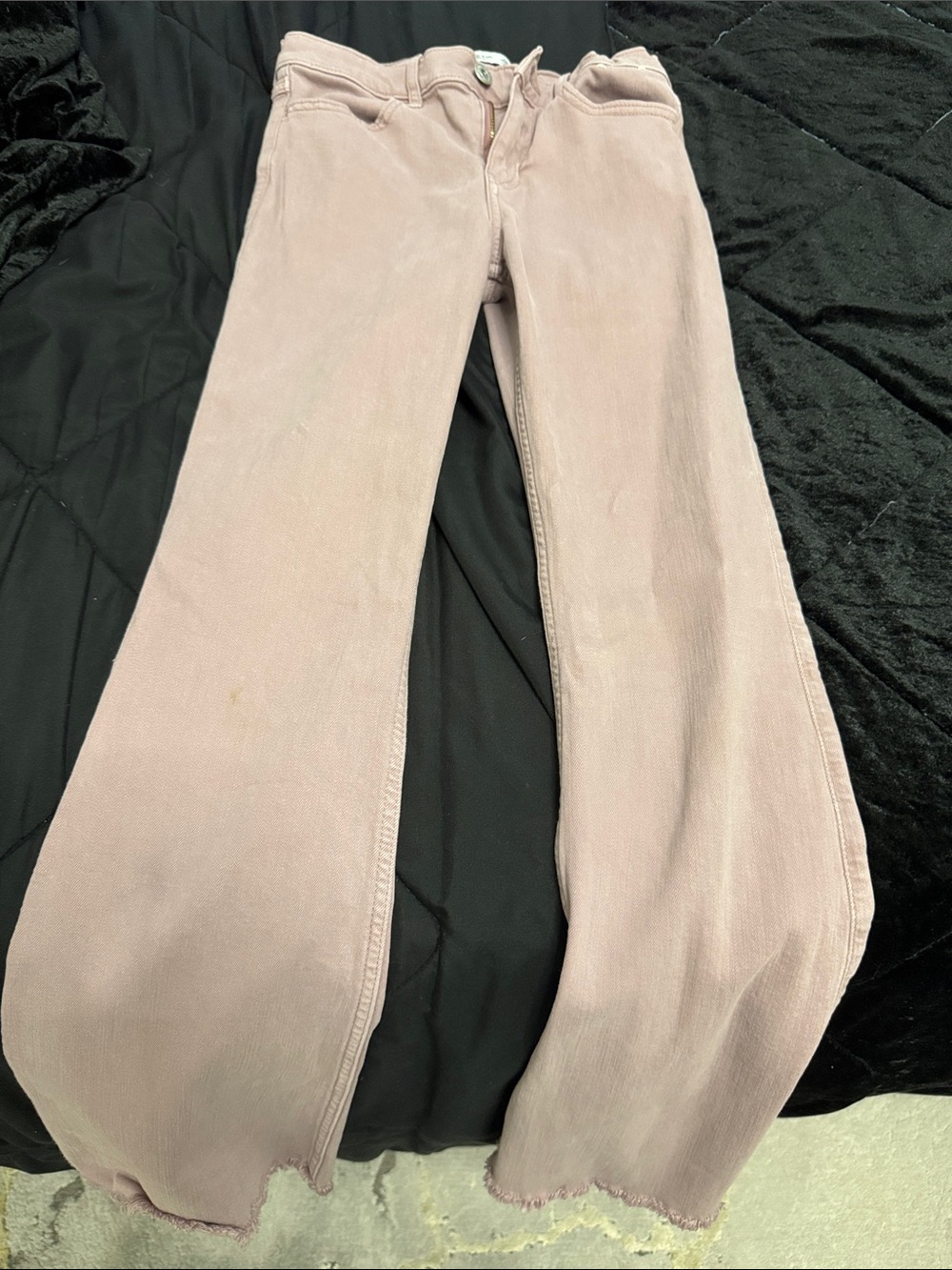 abercrombie kids Dusty Pink Wide-Leg Pants